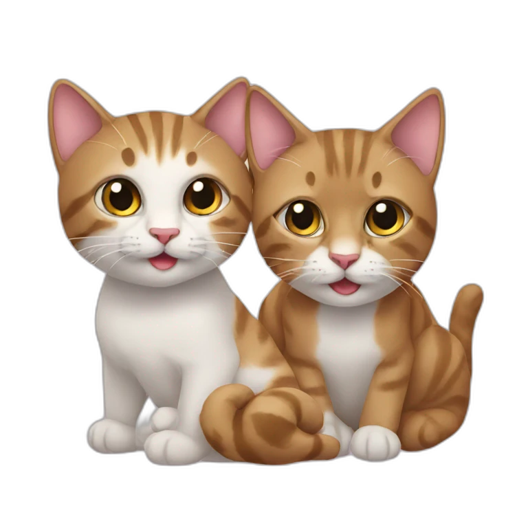 two cats emoji