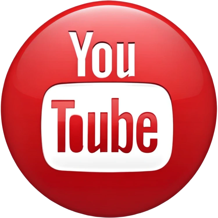 YouTube logo emoji