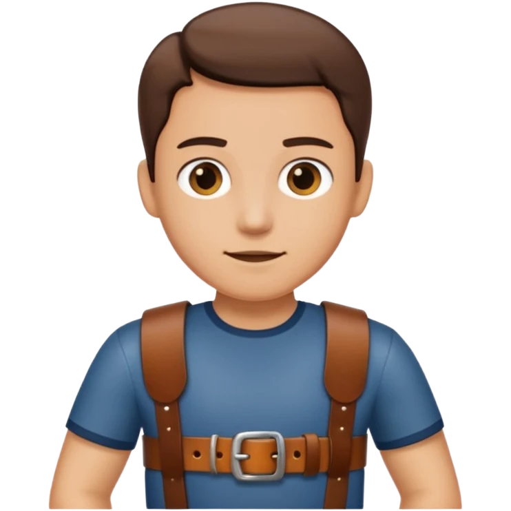 someone getting ready to hit someone with a belt in there hand emoji