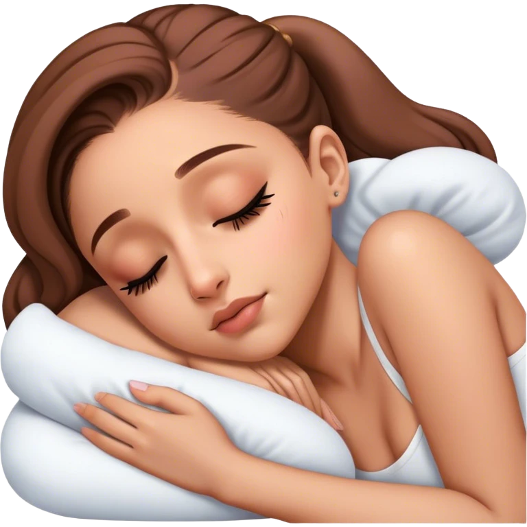 Ariana Grande sleeping emoji