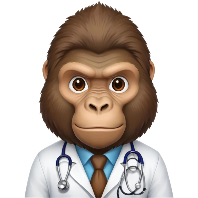 Doctor gorilla emoji