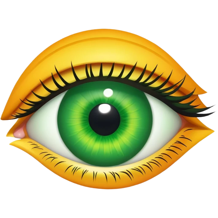 Green eyes emoji
