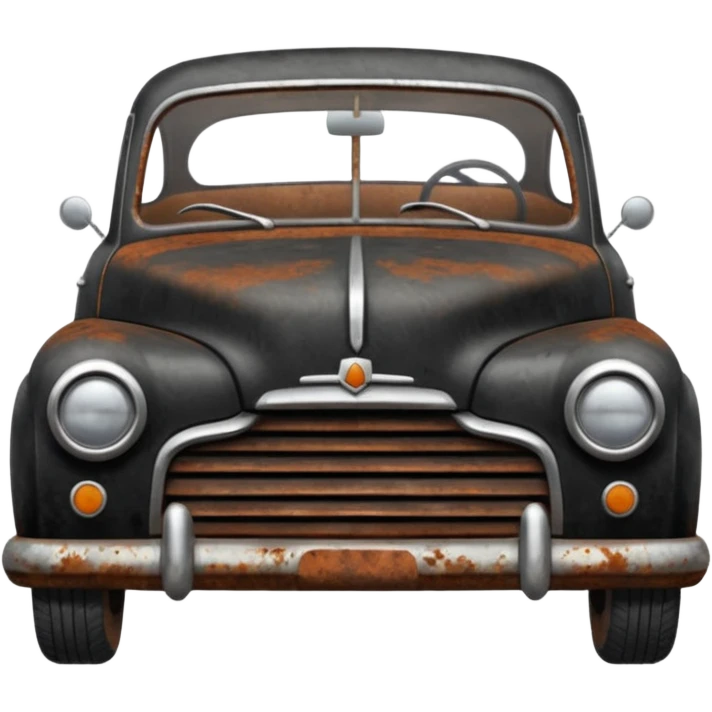 black old car emoji