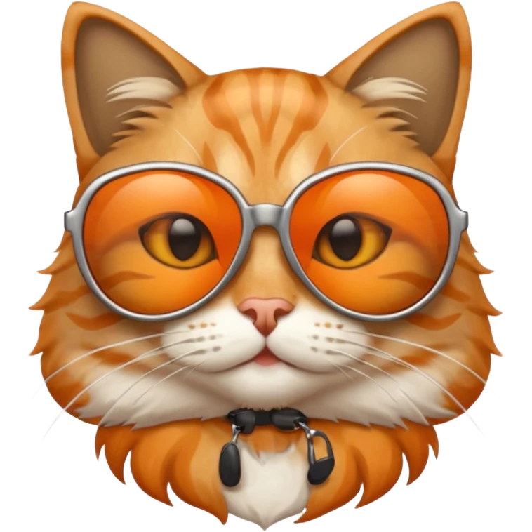 Cat wearing sunglasses emoji
