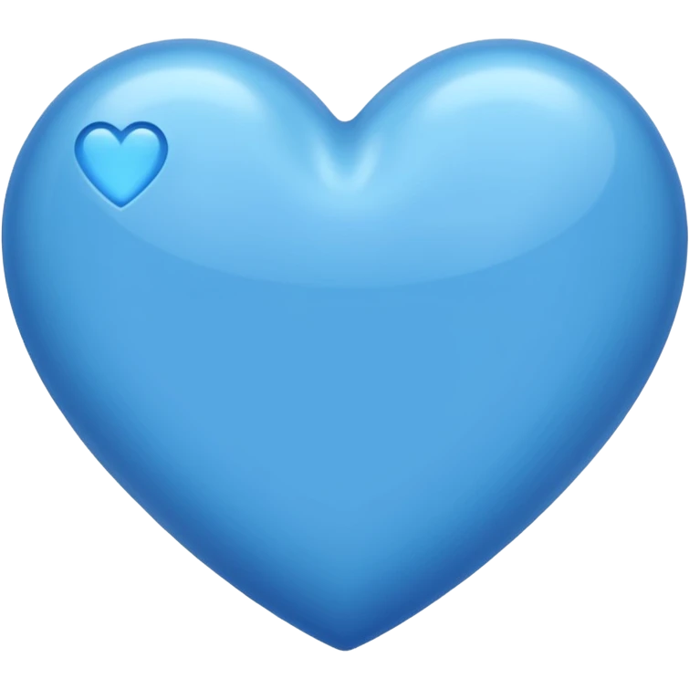 Blue heart emoji
