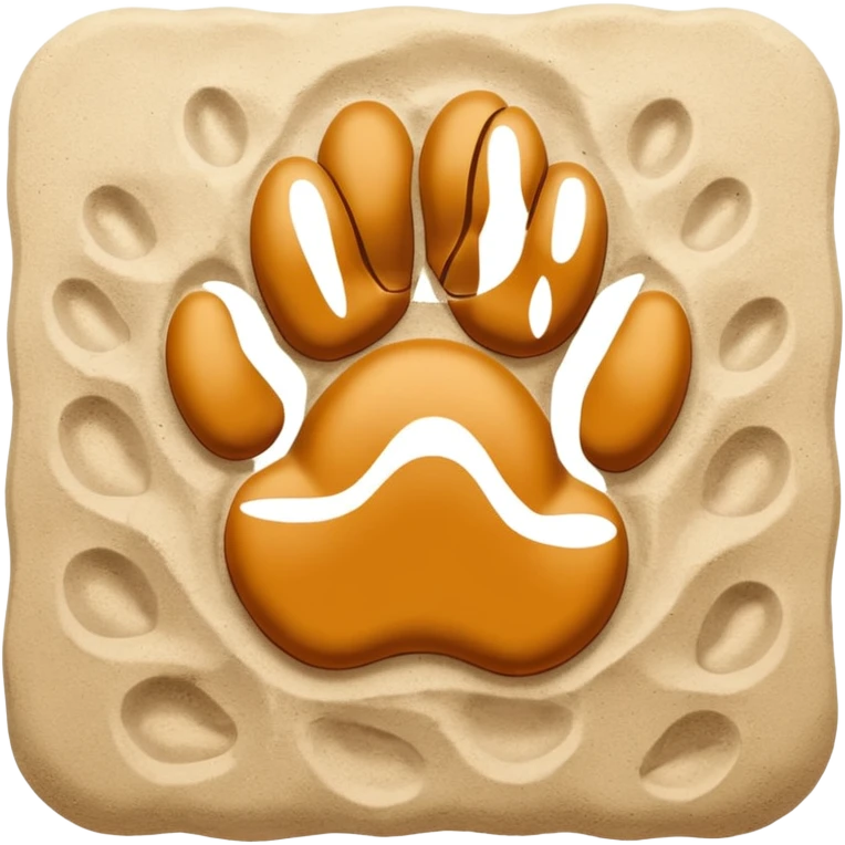 Cat footprint emoji