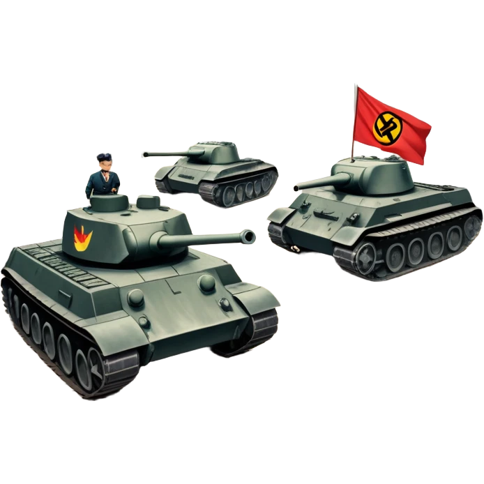 East German protest scene, 17. Juni 1953, people with protest signs saying 'Wir sind das Volk', DDR flag, Berlin Wall, Soviet tanks in background, tense mood emoji