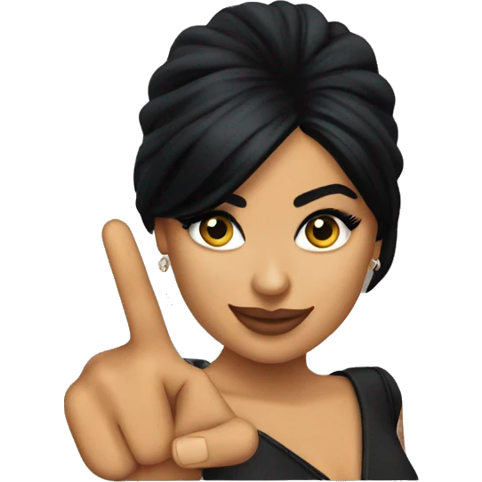 kylie jenner pointing on you emoji