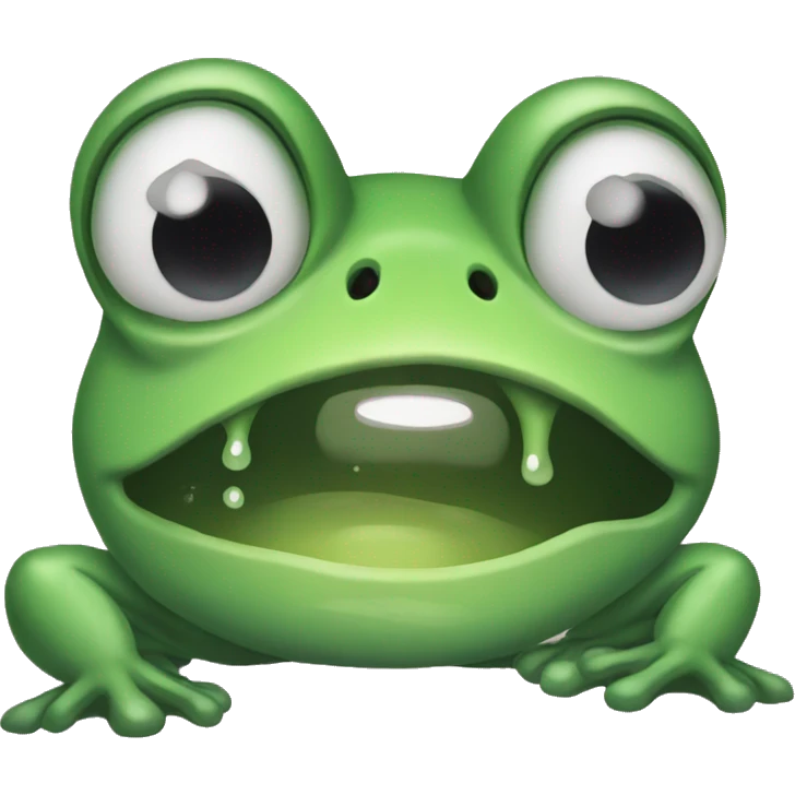 crying frog emoji