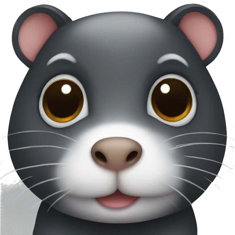 black hamster emoji