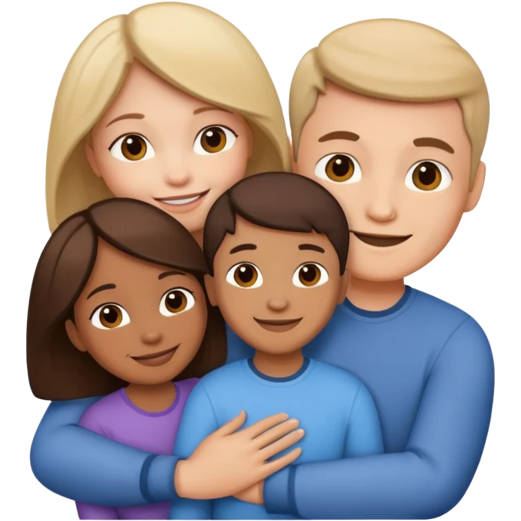 Family, cute, love emoji