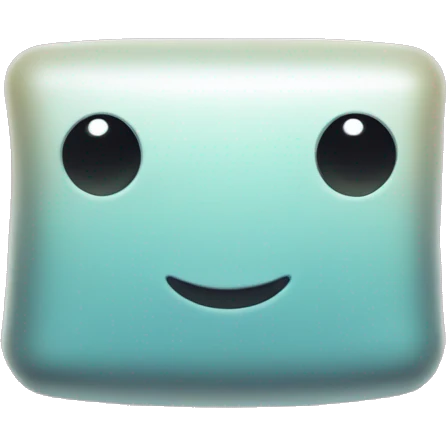 Anthropomorphic bar soap LONG EYELASHES  emoji