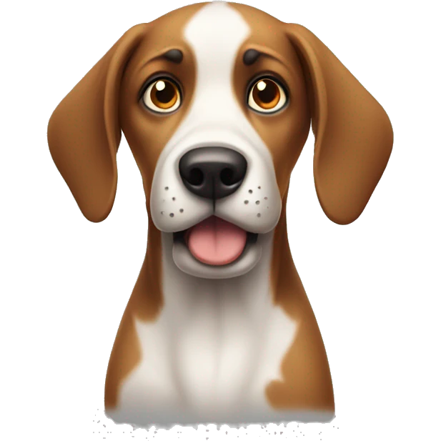 suspicious dog emoji