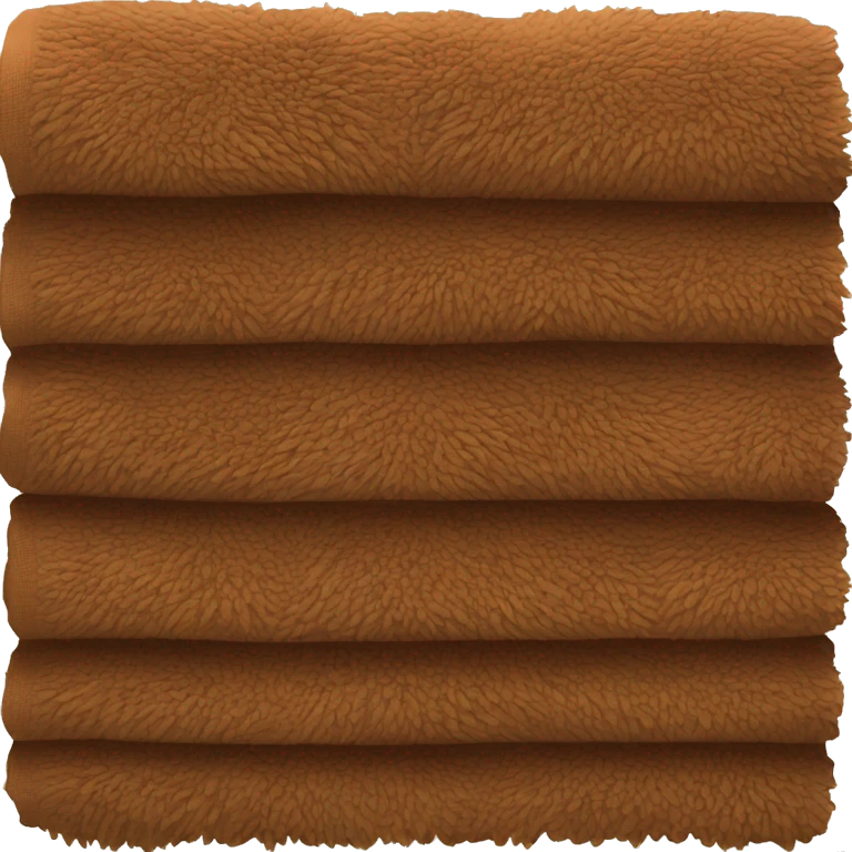 brown towel emoji