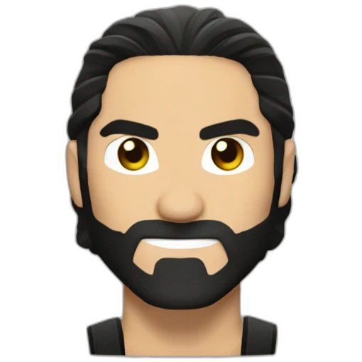 seth rollins wwe with wild outfit emoji