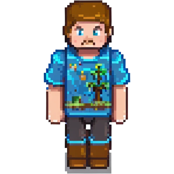 Minecraft Steve emoji