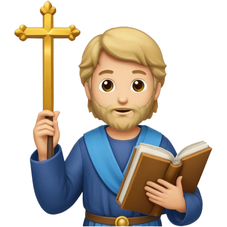 me podes hacer emojis de los 4 evangelios? necesito 4 emojis diferentes. uno de san lucas, otro de san juan, otro de san marcos y otro de san mateo emoji