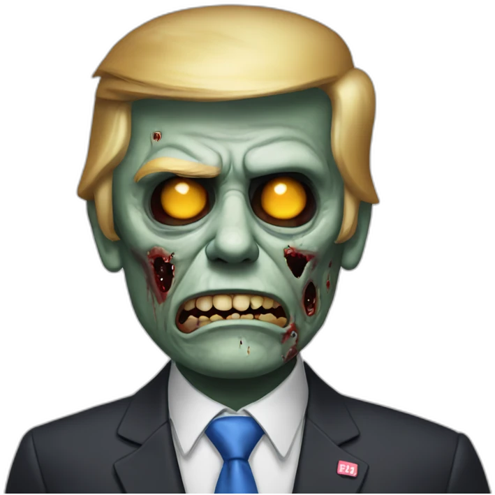 zombie donald trump emoji