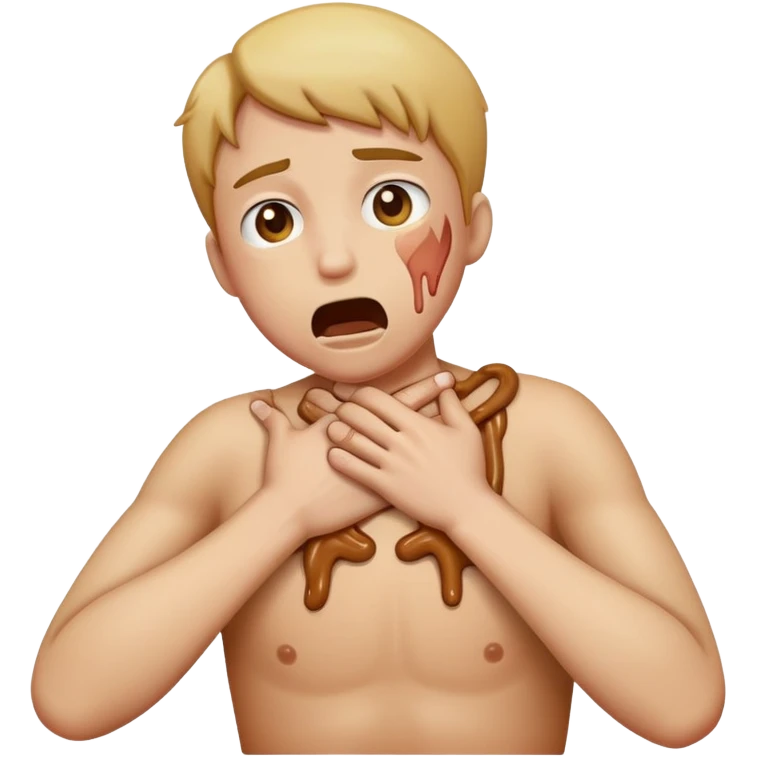 Choking emote emoji