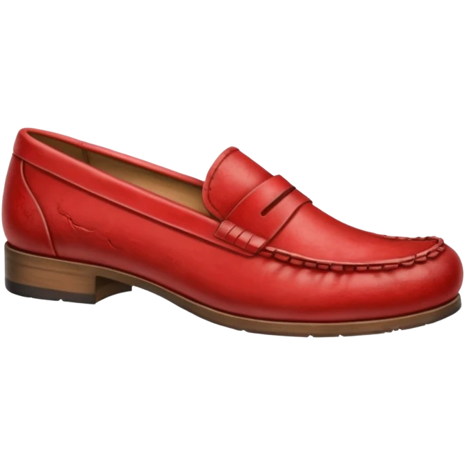 swollen foot inside a loafer that is too small, tight, painful for the foot  emoji