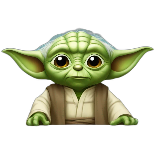 Yoda in office  emoji