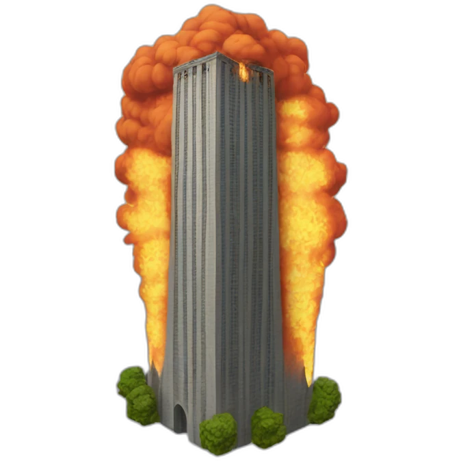 twin-tower-fire emoji
