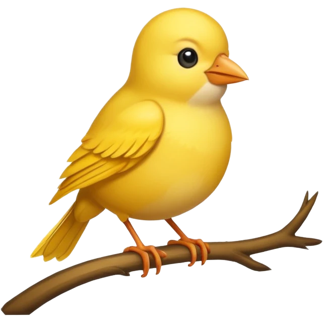 yellow bird emoji