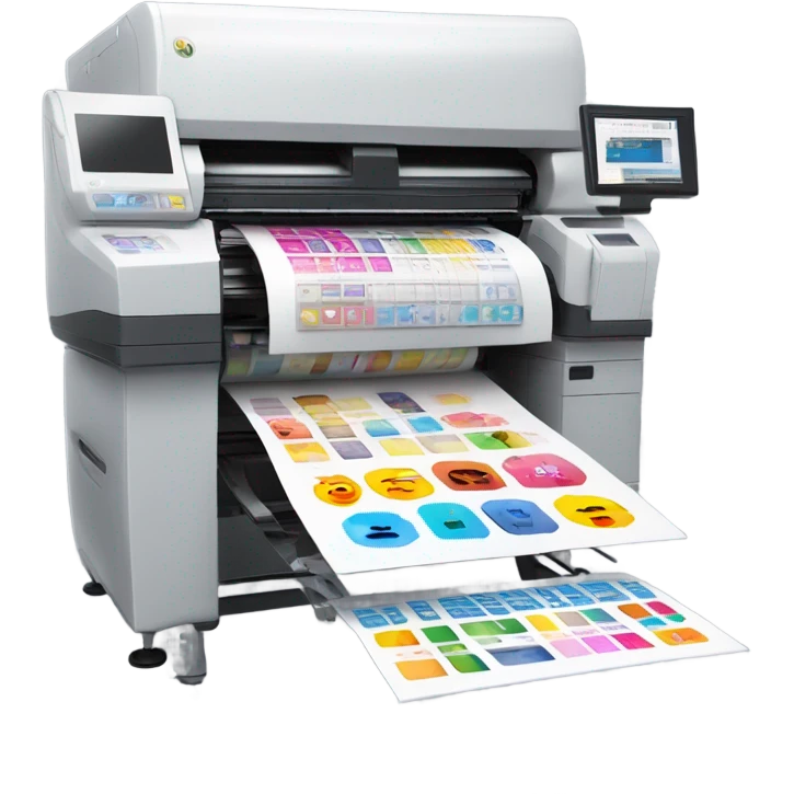 big printer emoji