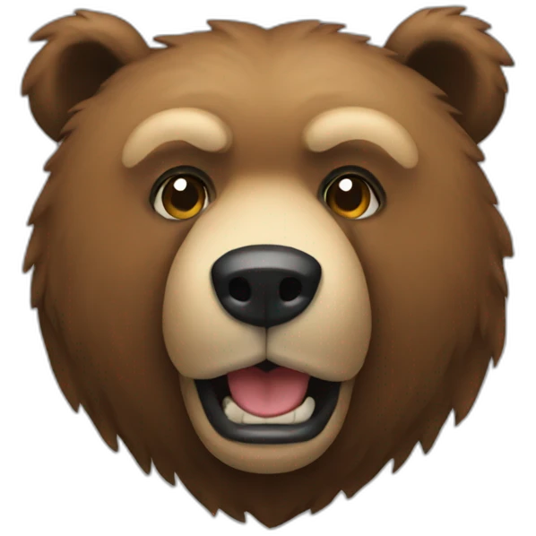 Big bear emoji