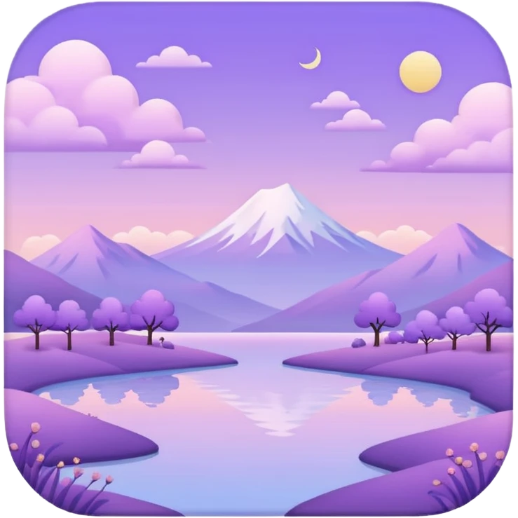 aesthetic pastel purple aesthetic scenery  emoji