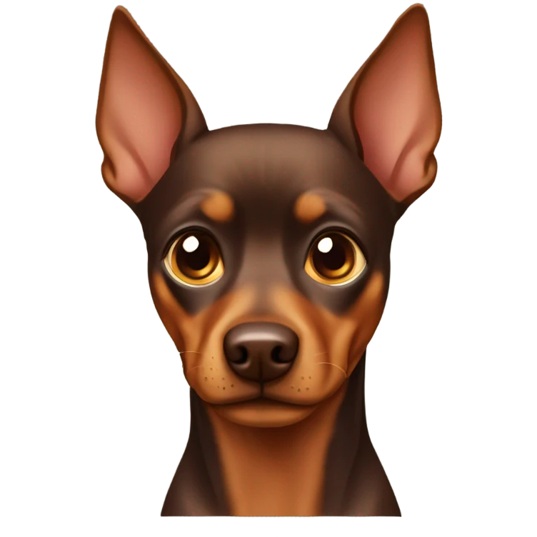 Brown Pinscher  emoji