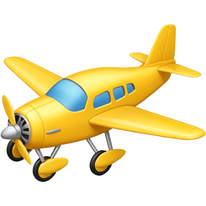 toy yellow plane emoji