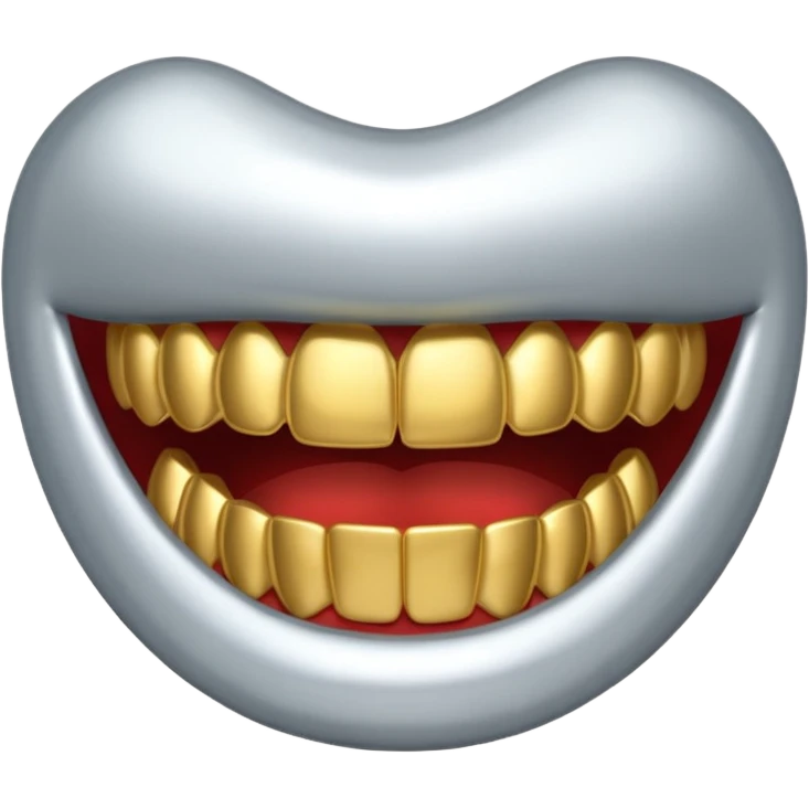 silver grillz emoji