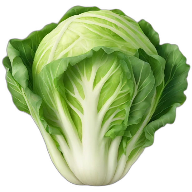 Cabbage-smiling-food emoji