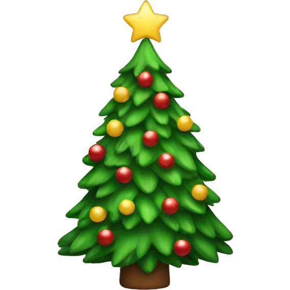 Christmas tree emoji