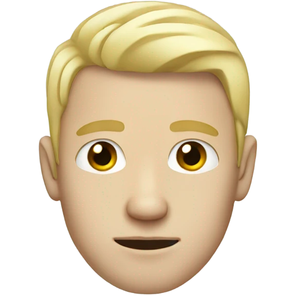 White blonde guy with a black eye  emoji