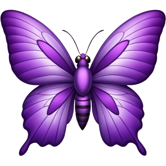 Mariposa morada emoji