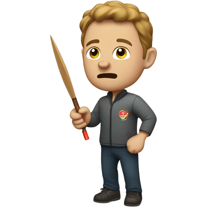 Stuart Gibson playing darts emoji