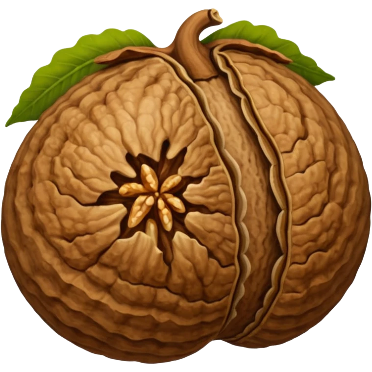 One Walnut Shell! Juglandaceae emoji
