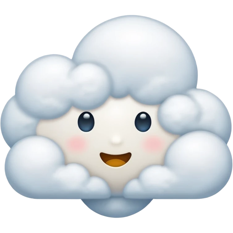 nuvem simples emoji