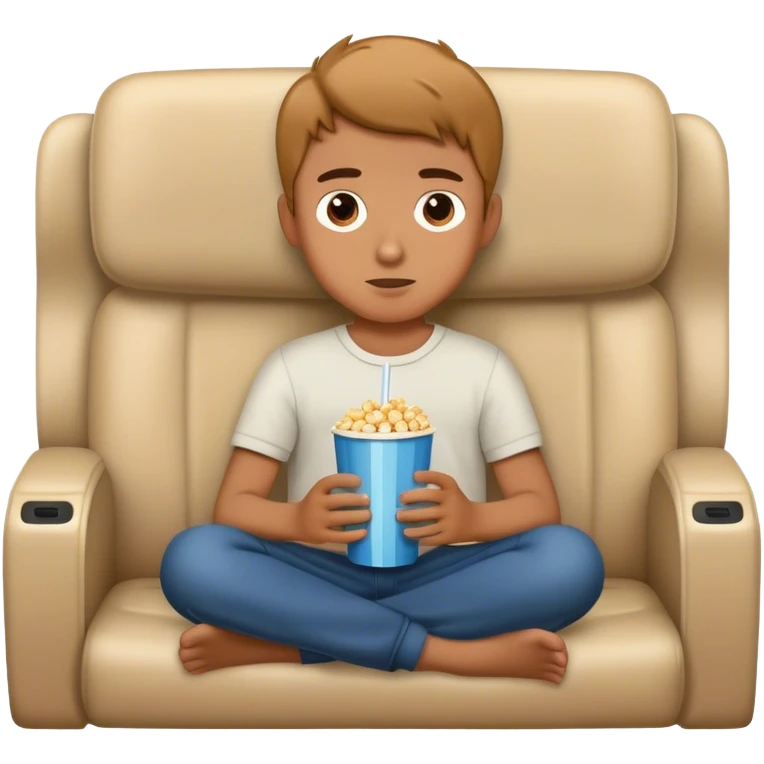 boy watching a movie emoji