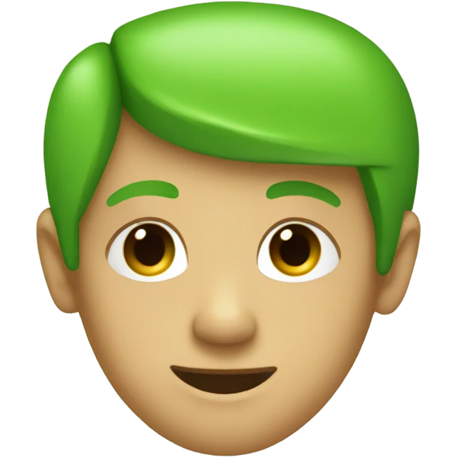 Green Trapezoid shape emoji