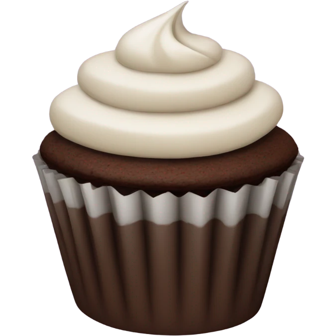 chocolate cupcake emoji