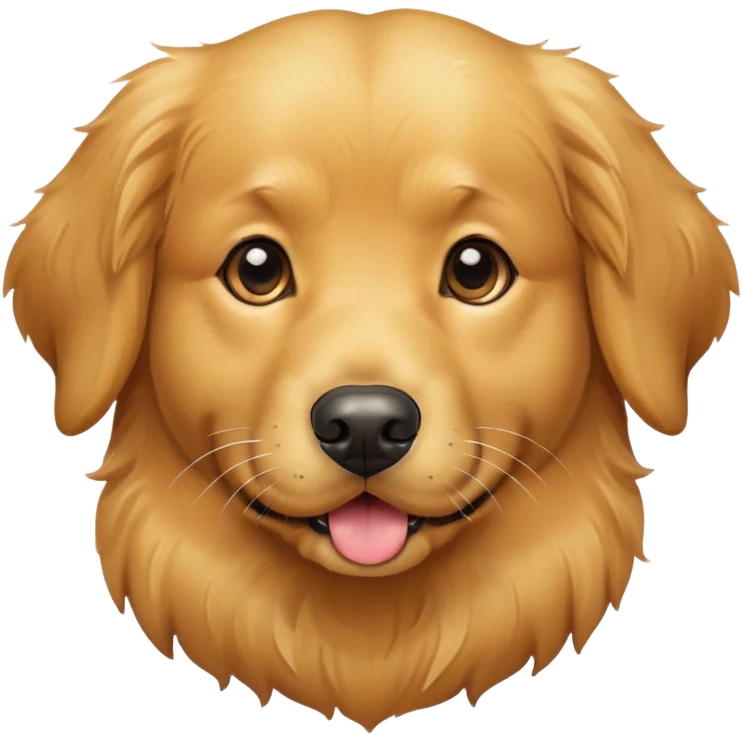 Golden retriever emoji