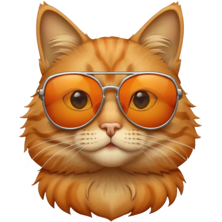 Cat wearing sunglasses emoji