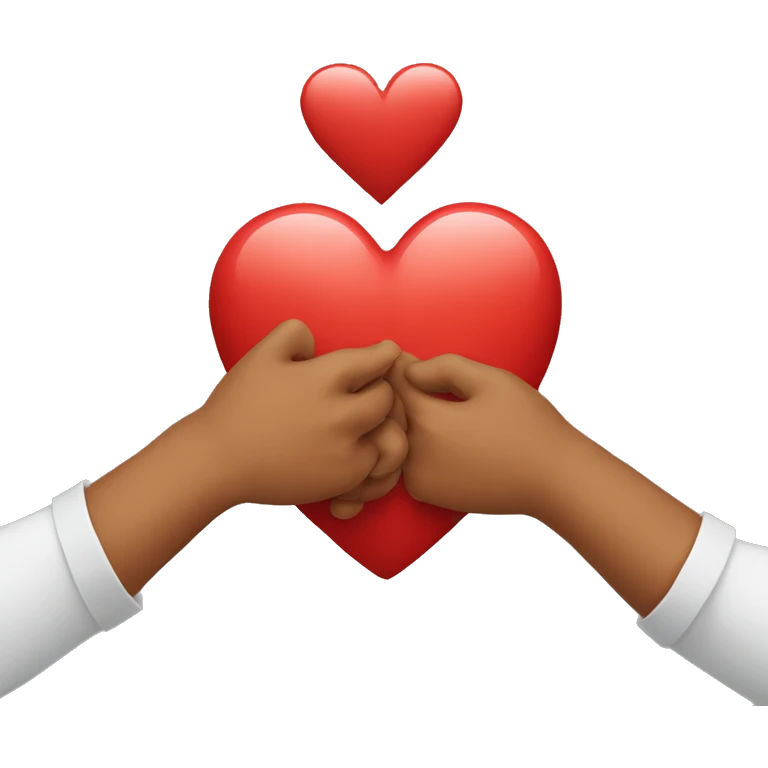 Heart holding hands  emoji