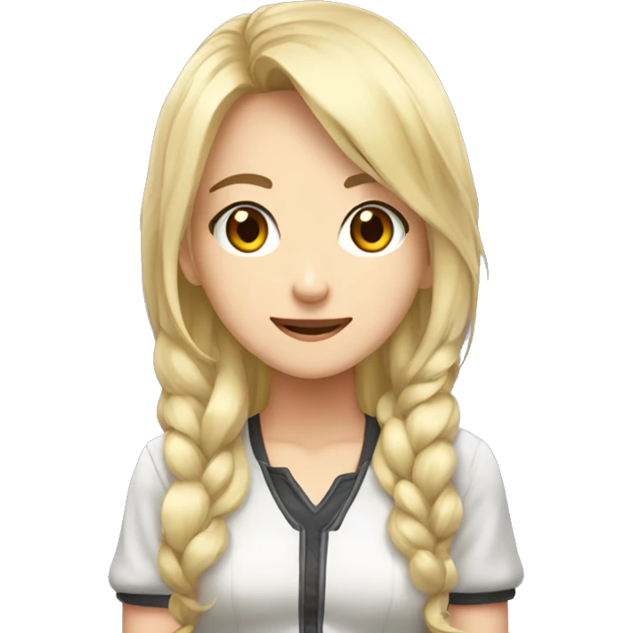 creame una chica anime gamer emoji