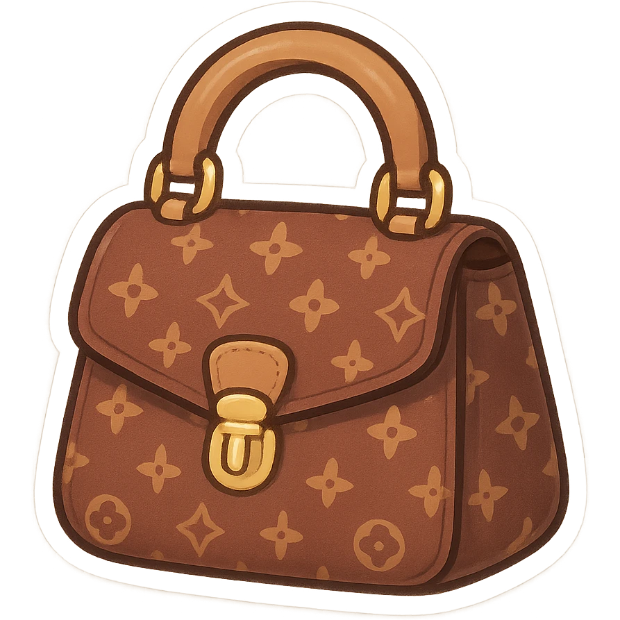 Luxury handbag emoji