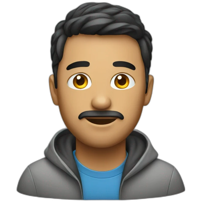 Programmer with a mac emoji