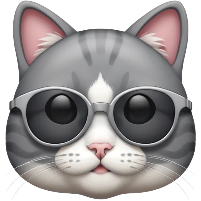 Cat wearing sunglasses emoji